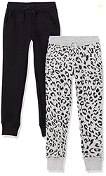 Amazon Essentials Girls' Sweatpants with Elastic Waist and Drawstring,