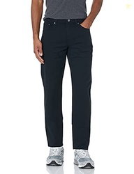 Amazon Essentials Men's 5-Pocket Stretch Twill Pants, Black, 28W x 28L