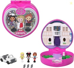 Polly Pocket x Clueless Collector Compact, Micro Dolls and Playset, 5 
