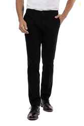 Chef Works Men's Stretch Fit Chino Pants, Black, 46