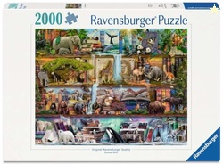 Ravensburger - Big Animal World - 2000 Piece Jigsaw Puzzle - Exciting 