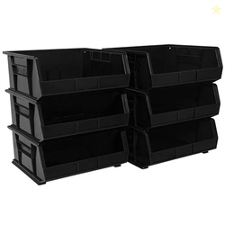 Akro-Mils 30250 AkroBins Plastic Storage Bins, Space-Saving Stackable 