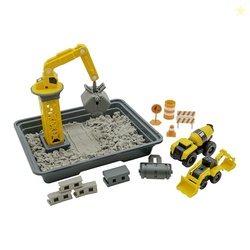 CAT Dig N Build Concrete Playset 12-oz Moldable Concrete Compound, Cra