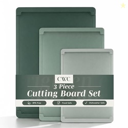 COOK WITH COLOR Extra Large Cutting Board Set, Jumbo-Sized Boards with