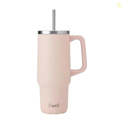 S'well Recycled Stainless Steel Tumbler XL with Straw and Handle, 30oz