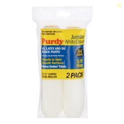 Purdy14G626012 Jumbo Mini White Dove Roller Replacement, 2-Pack, 6-1/2