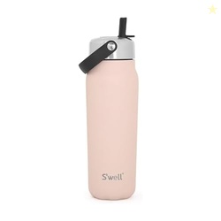 S'well Recycled Stainless Steel Explorer with Flip Straw Lid, 24oz, Hi