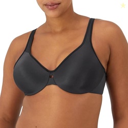 Lilyette by Bali Women's Plunge Into Comfort Keyhole Minimizer Bra,Ony