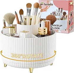 360 Rotate Makeup Brush Holder Organizer