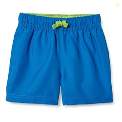 Amazon Essentials Boy's Quick Dry Swimming Board Shorts Swim Trunks, D