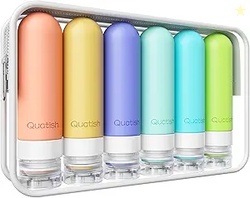Quatish Travel Bottles for Toiletries 6 Pack