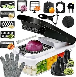 Multifunctional 17 in 1 Mandoline Slicer for Kitchen