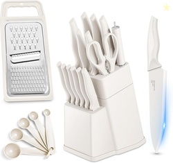 21 Pieces Stainless Steel Kitchen Knife Set