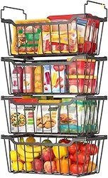 Goovilla Freezer Organizer Bins, 4 Pack