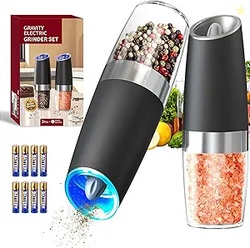 Electric Salt and Pepper Grinder Set