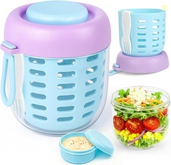 Mity rain Salad Pod with Dressing Container