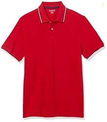 Amazon Essentials Men's Slim-Fit Short-Sleeve Cotton Pique Polo Shirt,