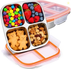 Palksky Snack Box Stainless Steel, 2PCS 