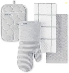 KITCHENAID Quilted Cotton Terry Cloth Oven Mitt