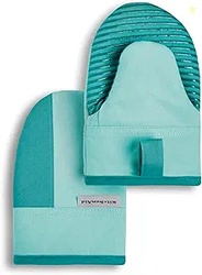 KitchenAid Beacon Two-Tone Non-Slip Mini Oven Mitt Set