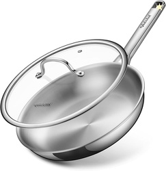 Stainless Steel Pan with Lid