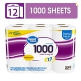 Great Value 1000 Sheets per Roll Toilet Paper 12 Rolls