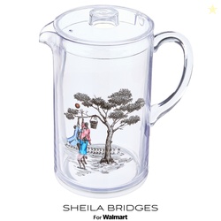 Sheila Bridges Harlem Toile Basketball Pitcher with Lid