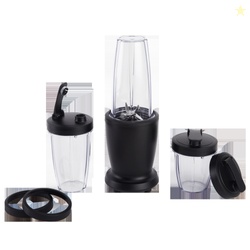 Mainstays 10-Piece Blender Set Black, 300W, with 3 Jars (10oz, 16oz, 1