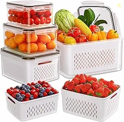 5-Pack Fruit Storage Containers