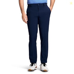IZOD Men's Golf Swingflex Straight-Fit Flat-Front Pants, Peacoat Strt,