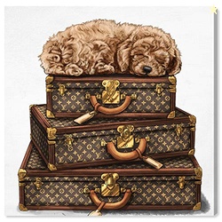 The Oliver Gal Artist Co. Fashion and Glam Wall Art Canvas Prints 'Sle