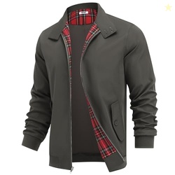 COOFANDY Lightweight Golf Jacket for Men Casual Full Zip Up Jacket Spr