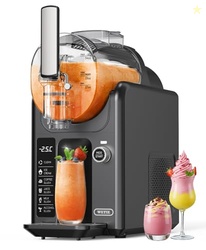 WETIE Slushie Machine, 82oz Slushy Maker with Adjustable Temperature, 