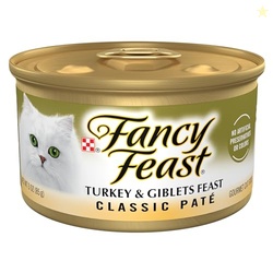 Purina Fancy Feast Pate Turkey and Giblets Feast Classic Grain Free We
