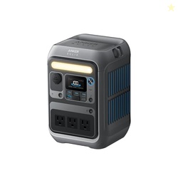 Anker Portable Power Station SOLIX C300, 288Wh LiFePO4 Backup Battery,