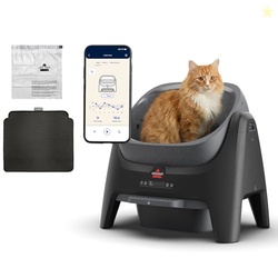 BISSELL CleanWell Automated Cat Litter Box with OdorVault Technology, 