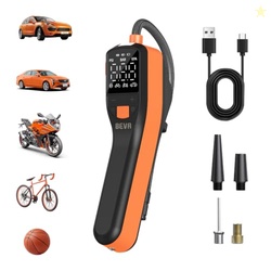 BEVA Tire Inflator Portable Air Compressor, Fast Inflation Bike Pump w