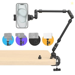 SMALLRIG 22" Magic Arm Clamp, Overhead Phone Mount Holder Stand, Flexi