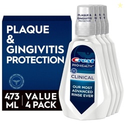 Crest Pro-Health Clinical Mouthwash with CPC, Alcohol Free, Gingivitis