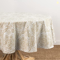 Elrene Home Fashions Savannah Boho Paisley Water- and Stain-Resistant 