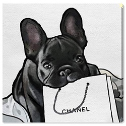 Oliver Gal 'French' The Dogs and Puppies Wall Art Decor Collection Mod