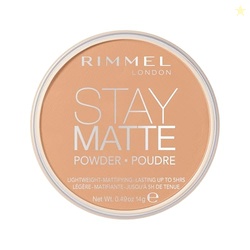 Rimmel London Stay Matte - 016 Deep Beige - Pressed Powder, Lightweigh