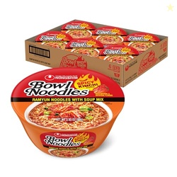 Nongshim Ramen Noodles, Gourmet Instant Ramen bowl, Premium Microwavab