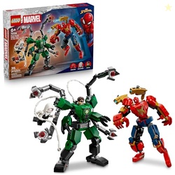 LEGO Marvel Mech Battle: Spider-Man vs. Doc Ock Building Toys for Kids