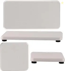 NiuYichee Set of 4 Water Absorbent Diatomite Coasters Diatomaceous Ear