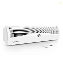 Vornado TRANSOM Window Fan with 4 Speeds, Remote Control, Reversible E