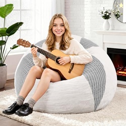 HABUTWAY 2FT Bean Bag Chairs Teardrop Beanbag Chair with Memory Foam F