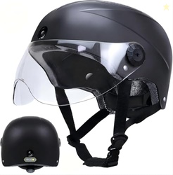 DC Smart Bike Helmet with Cameras Dual HD Front & Rear Video Recorder 