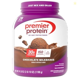 Premier Protein Powder, Chocolate Milkshake, 30g Protein, 1g Sugar, No