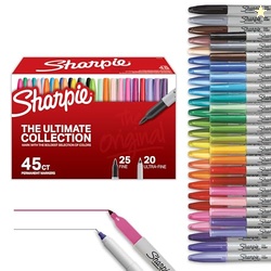 Sharpie Permanent Markers Ultimate Collection, Ultra Fine And Fine Tip